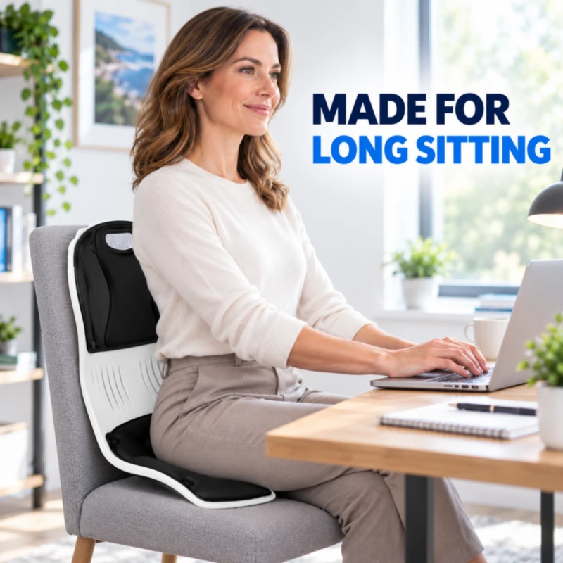 Posture correction chair seat made for long sitting