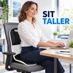 Bio-Lec Mobility posture correction chair seat helps you sit taller