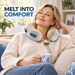 Bio-Lec Mobility U-shaped neck massage pillow - melt into comfort