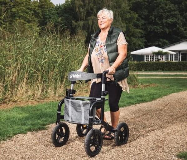 outdoor mobility walker rollator with big wheel all terrain rollator