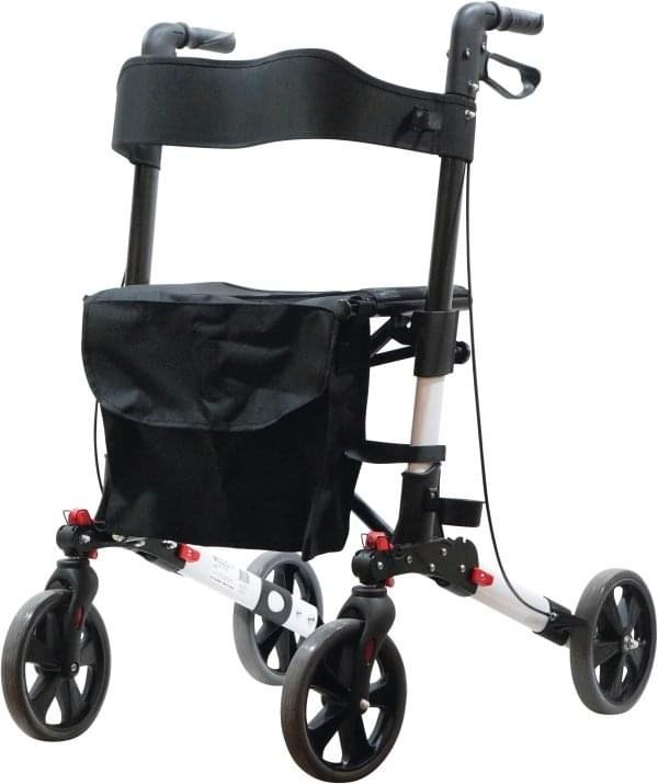 Lightweight Folding Rollator, Deluxe Fold Flat Rollator